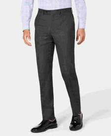 ディーケーエヌワイ DKNY Men's Modern-Fit Stretch Charcoal/Navy Charcoal Size 30X30 メンズ