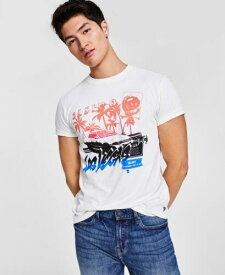 ゲス GUESS Men's Cruisin Graphic T-Shirt White Size XX-Large メンズ