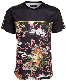 リーズン Reason Men's Tiger Garden T-Shirt BlackSize 3XL メンズ