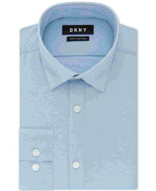 ディーケーエヌワイ DKNY Men's Slim-Fit Performance Active Stretch Shirt Blue Size 17.5X32-33 メンズ