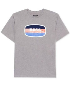 バス Bass Outdoor Men's Logo T-Shirt Gray Size Small メンズ