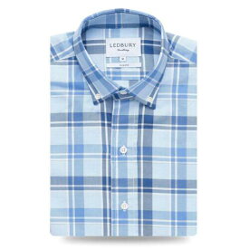 レッドベリー Ledbury TheGuyton Plaid Casual Shirt Blue Size 34 --- メンズ