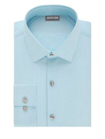 ケネスコール Kenneth Cole Reaction Men's Fit Stretch Dress Shirt Blue Size 17.5X32-33 メンズ