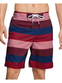 スピード SPEEDO Mens Red Lined Color Block Shorts XL メンズ