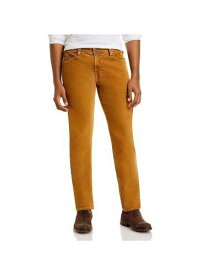 ADRIANO GOLDSCHMIED Mens Brown Straight Leg Slim Fit Cotton Blend Pants 33R メンズ