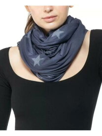 JENNI Womens Navy Cotton Neckwarmer Scarf レディース