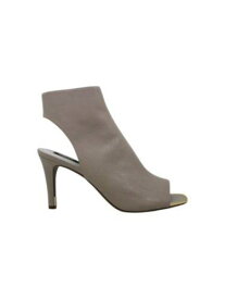 ディーケーエヌワイ DKNY Womens Gray Open Back Shoe Boston Stiletto Shootie 6.5 M レディース