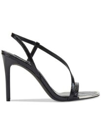 ディーケーエヌワイ DKNY Womens Black Danielle Round Toe Stiletto Slip On Slingback Sandal 10 M レディース