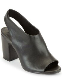 ディーケーエヌワイ DKNY Womens Black Sling Back Hinnli Round Toe Block Heel Sandals Shoes 6 M レディース