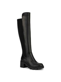 NEW YORK & CO Womens Black Water Repellent Aria Toe Block Heel Boots Shoes 11 レディース