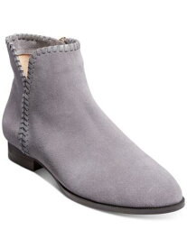 ジャックロジャース JACK ROGERS Womens Gray Raegan Almond Toe Stacked Heel Leather Booties 10 レディース