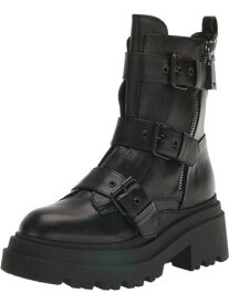 ゲス GUESS Womens Black Heel Pull-Tab Valicia Round Toe Block Heel Boots Shoes 9.5 M レディース