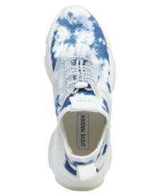 メデン STEVE MADDEN Womens Blue Toggle Lacing Myles Athletic Sneakers Shoes 8.5 M レディース