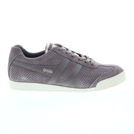 ゴーラ Gola Harrier Glimmer Suede CLA190 Womens Brown Suede Lifestyle Sneakers Shoes 8 レディース