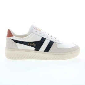 ゴーラ Gola Grandslam Classic CMB117 Mens White Leather Lifestyle Sneakers Shoes メンズ