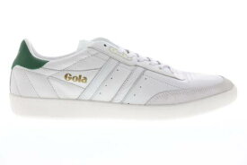 ゴーラ Gola Inca Leather CMA686 Mens White Leather Lace Up Lifestyle Sneakers Shoes 9 メンズ