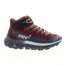 イノヴェイト Inov-8 RocFly G 390 000996-BUBK Womens Burgundy Canvas Hiking Boots レディース