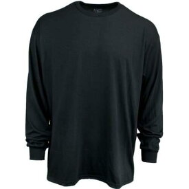 River's End Upf 30+ Crew Neck Long Sleeve Athletic T-Shirt Mens Black Casual Top メンズ