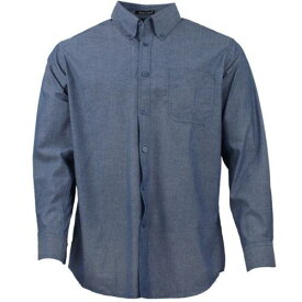 River's End Yarn Dye Chambray Long Sleeve Button Up Shirt Mens Size S Casual To メンズ