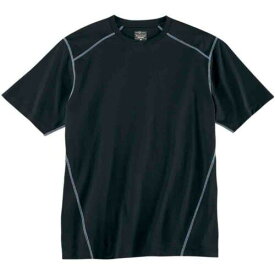 River's End Crew Neck Short Sleeve Athletic T-Shirt Mens Black Casual Tops 1110- メンズ