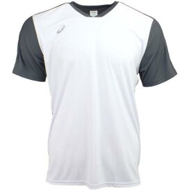 アシックス ASICS Centerline V Neck Short Sleeve Athletic T-Shirt Mens Grey Casual Tops TE33 メンズ