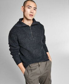 And Now This Mens Chunky Ribbed-Knit 14-Z Charcoal M CHARCOAL Size MEDIUM S/S メンズ