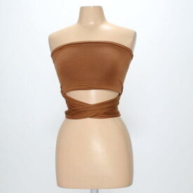 Forever21 Womens Brown Tube Top Size M (SW-7107931) レディース