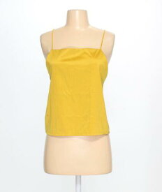 ZARA Womens Yellow Sleeveless Top Size S (SW-7108961) レディース