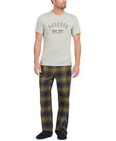 バブアー Barbour Mens Calvert Sleep T-Shirt Grey Marl XL LT/PAS GRY Size XLARGE S/S メンズ