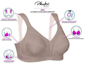 PLAYTEX Playtex Womens 18 Hour Original Comfort Strap Full Coverage Bra US4693 レディース