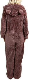 Balaflyie Womens Hoodie One Piece Fleece Pajamas Sweaters Jumpsuit Cartoon Bear レディース