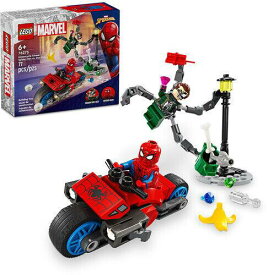 LEGO(R) Super Heroes Marvel Motorcycle Chase: Spider-Man vs. Doc Ock 76275 [New To