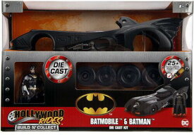 Jada Toys Build N'collect 1989 Batmobile & Batman Figure 1/24 Diecast Model Kit [New Toy]