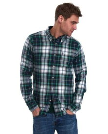 バブアー Barbour Men's Highland Check Shirt Green Size Medium メンズ
