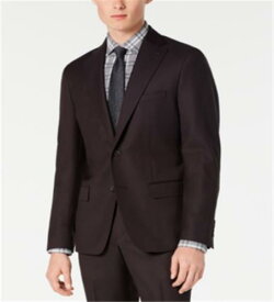 ディーケーエヌワイ DKNY Men's Modern Fit Stretch Birdseye Suit Jacket Brown Size 38 R メンズ
