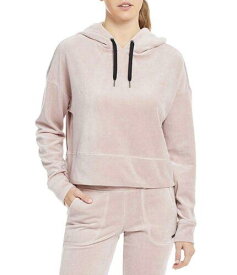 カルバンクライン Calvin Klein Performance Women's Velour Cropped Zip Hoodie Pink Large メンズ