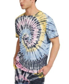 ゲス GUESS Men's Lemon Mist Tie Dye T-Shirt Blue Size XX-Large メンズ