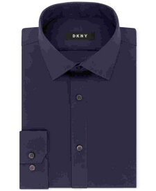 ディーケーエヌワイ DKNY Men's Stretch Slim Fit Button-Down Shirt Navy Size 15X32-33 メンズ