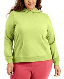 ID Ideology Women's Plus Pullover Hoodie Green Size 1X レディース