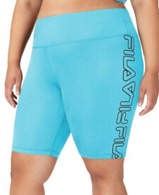 フィラ Fila Women's Logo Bike Shorts Blue Size 2X レディース
