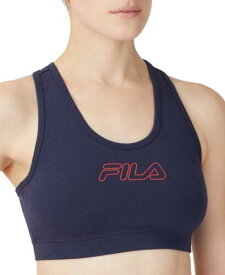 フィラ Fila Women's Bloom Logo Pullover Jersey Sports Bra Blue Size 3X レディース