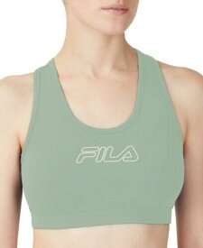 フィラ Fila Women's Bloom Logo Pullover Jersey Sports Bra Green Size 1X レディース
