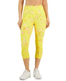 ID Ideology Women's Active Cropped Leggings Yellow Size X -Small レディース