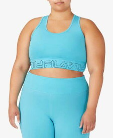 フィラ Fila Women's All Day Racerback High Impact Sports Bra Blue Size 3X レディース