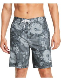 スピード SPEEDO Mens Gray Printed Classic Fit Athletic Shorts M メンズ