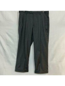 LOUIS RAPHAEL Mens Rosso Gray Pleated Patterned Pants 31 X 30 メンズ