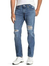 LEVI STRAUSS & CO Mens Blue Tapered Regular Fit Stretch Denim Jeans 31 X 30 メンズ