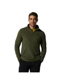 マウンテン ハード ウェア MOUNTAIN HARD WEAR Mens Green Long Sleeve Stand Collar Quarter-Zip Sweatshirt S メンズ