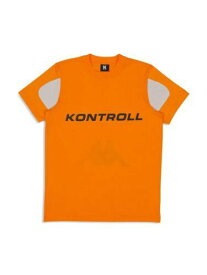 KONTROLL Mens Orange Logo Graphic Short Sleeve Classic Fit T-Shirt XL メンズ