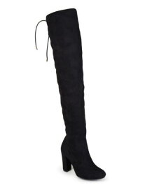 ジュルネ コレクション JOURNEE COLLECTION Womens Black Tie Maya Round Toe Block Heel Boots 10 WC レディース